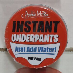 Archie McPhee Instant Underpants Novelty Gift Quick Wear Fun Pair